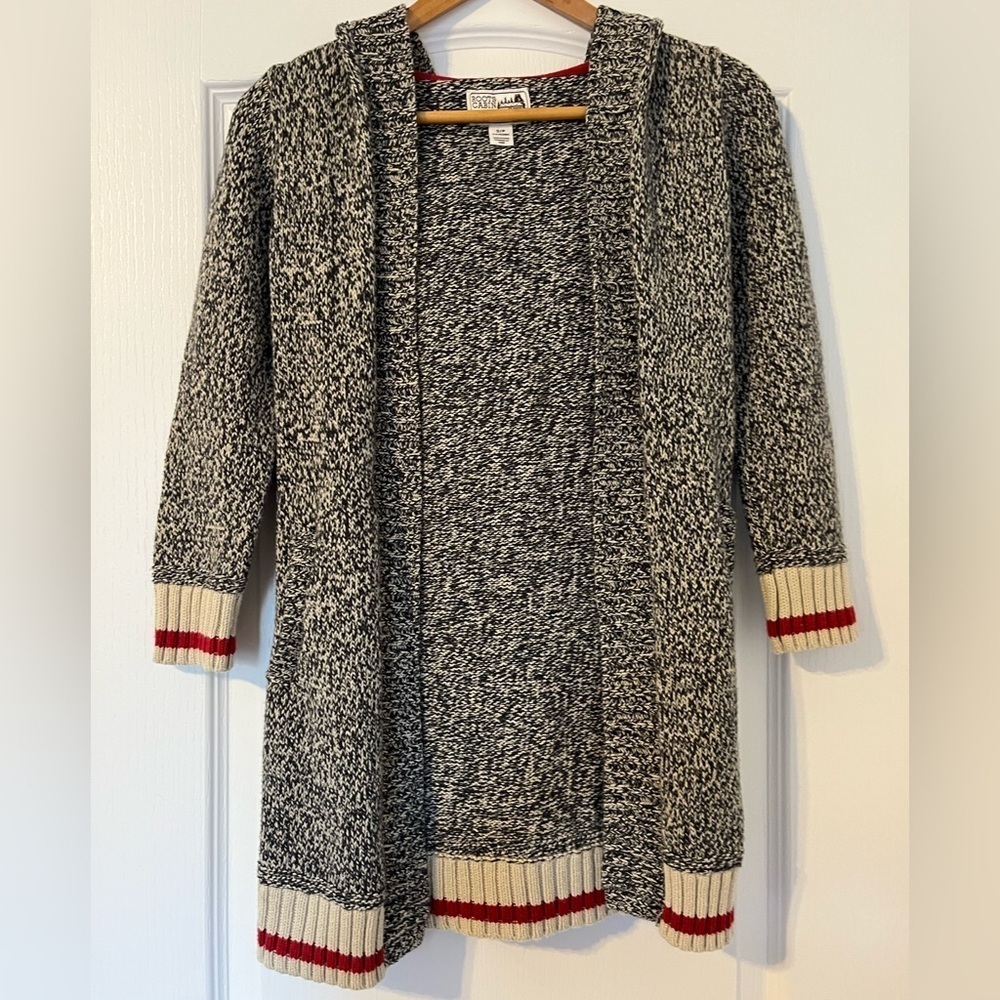 ROOTS - CARDIGAN WITH HOOD - GIRL’S SMALL